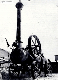 Prototipo di locomobile per macchina trebbiatrice a vapore
