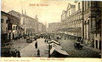 1900 – piazza delle Erbe, destinata dal Consiglio municipale nel 1883 ai venditori di frutta e ortaggi, nonché, sul lato meridionale del Duomo, ai venditori di pane